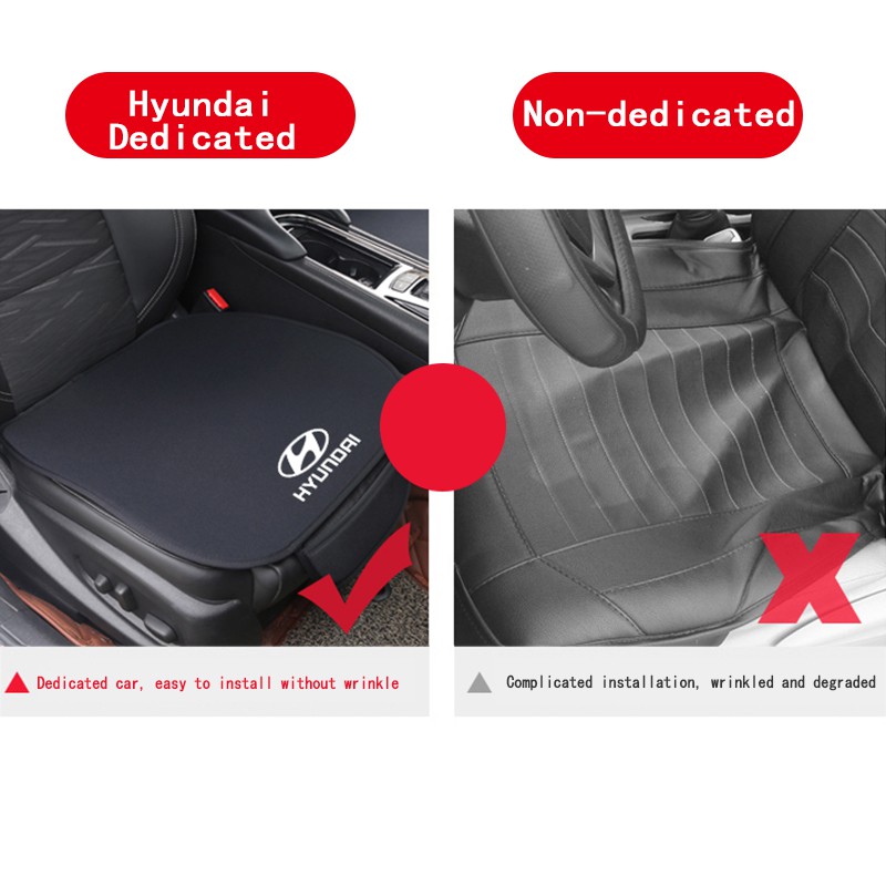 Vỏ Bọc Đệm Ghế Ngồi Xe Hơi Hyundai I10 Getz Grand Starex Accent Elantra Atos Sonata Santa Fe Trajet Tucson I40 Ioniq Atoz Veloster