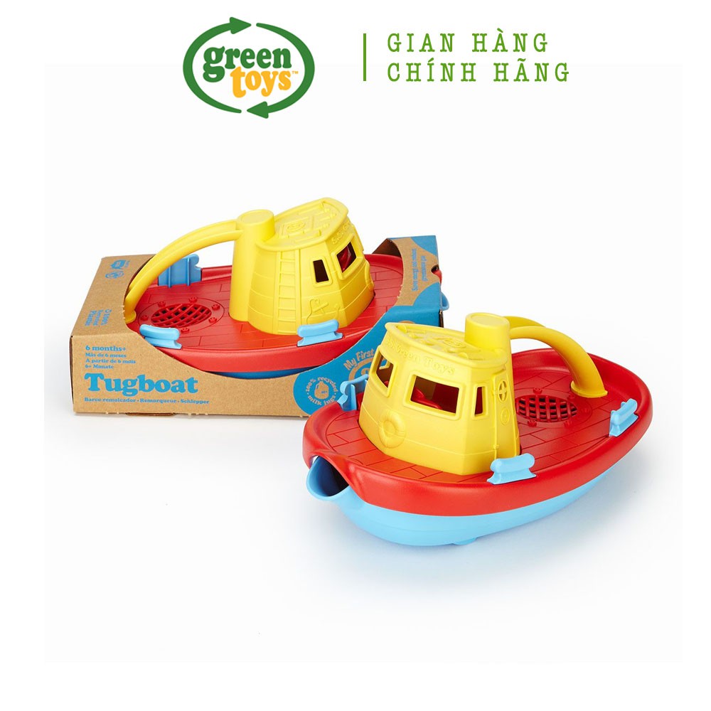 Đồ chơi tàu thuỷ kéo Green Toys - Vàng