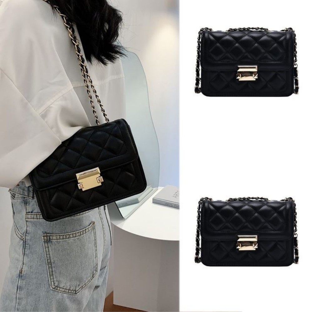 Túi xách nữ túi hộp vuông khóa trần trám , túi đeo chéo sang trọng S1 ATILA.SHOP | BigBuy360 - bigbuy360.vn