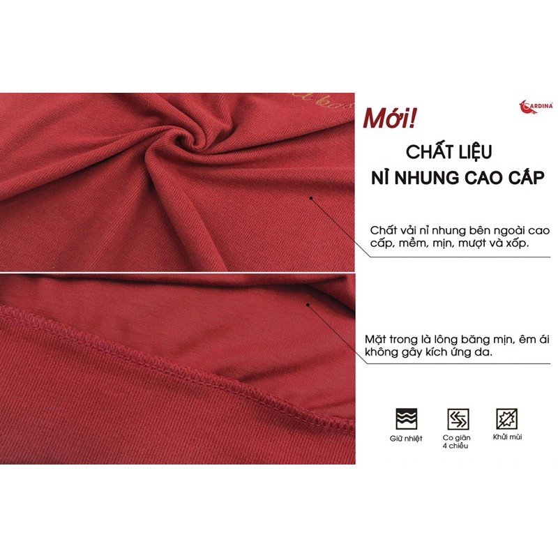 Áo nỉ nhung hàng cao cấp Cadina