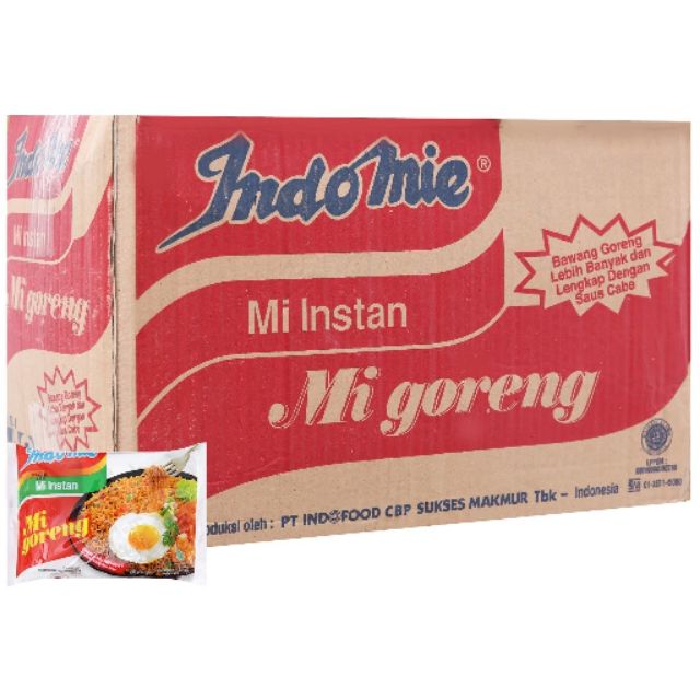 Combo 10 gói mì xào Goreng Indomie siêu ngon