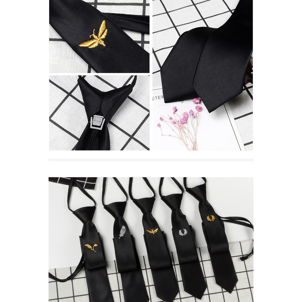 Cà vạt Nam cao cấp bản nhỏ 5cm phong cách Hàn Quốc trẻ trung thời trang - AdamZone