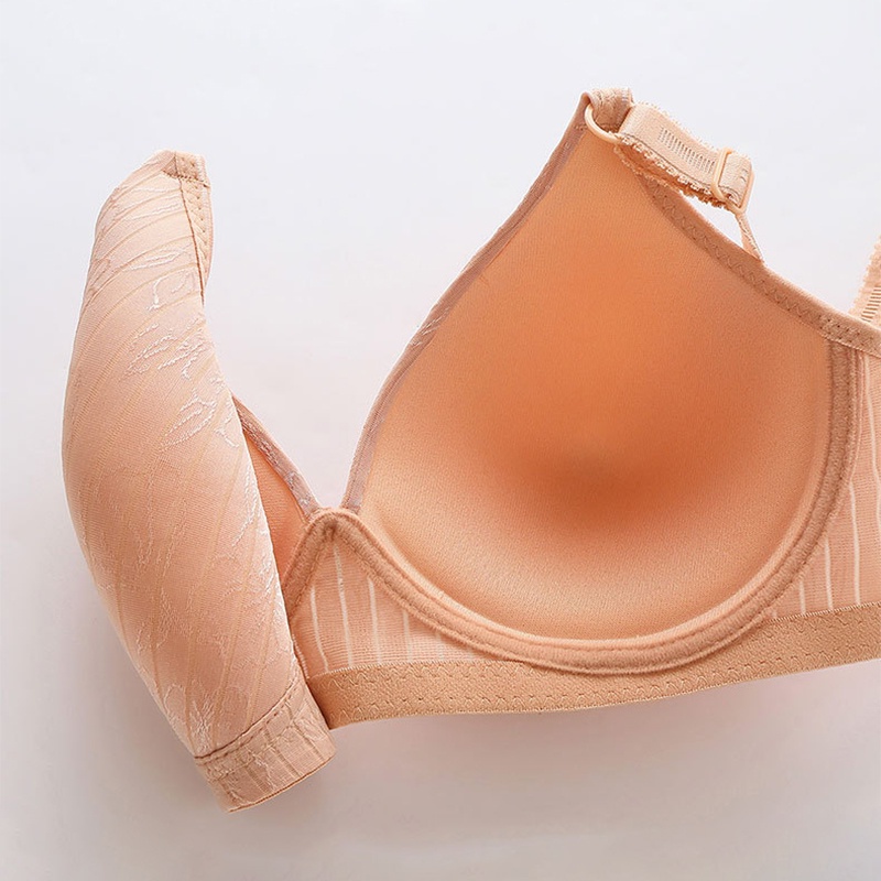 Áo ngực AOWEINISI hỗ trợ ngân ngực phong cách truyền thống tự nhiên đơn giản với cúp mỏng