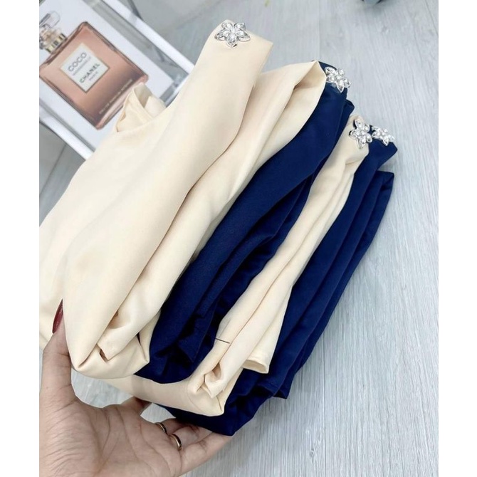 Đầm xoè tafta hở vai kèm tag