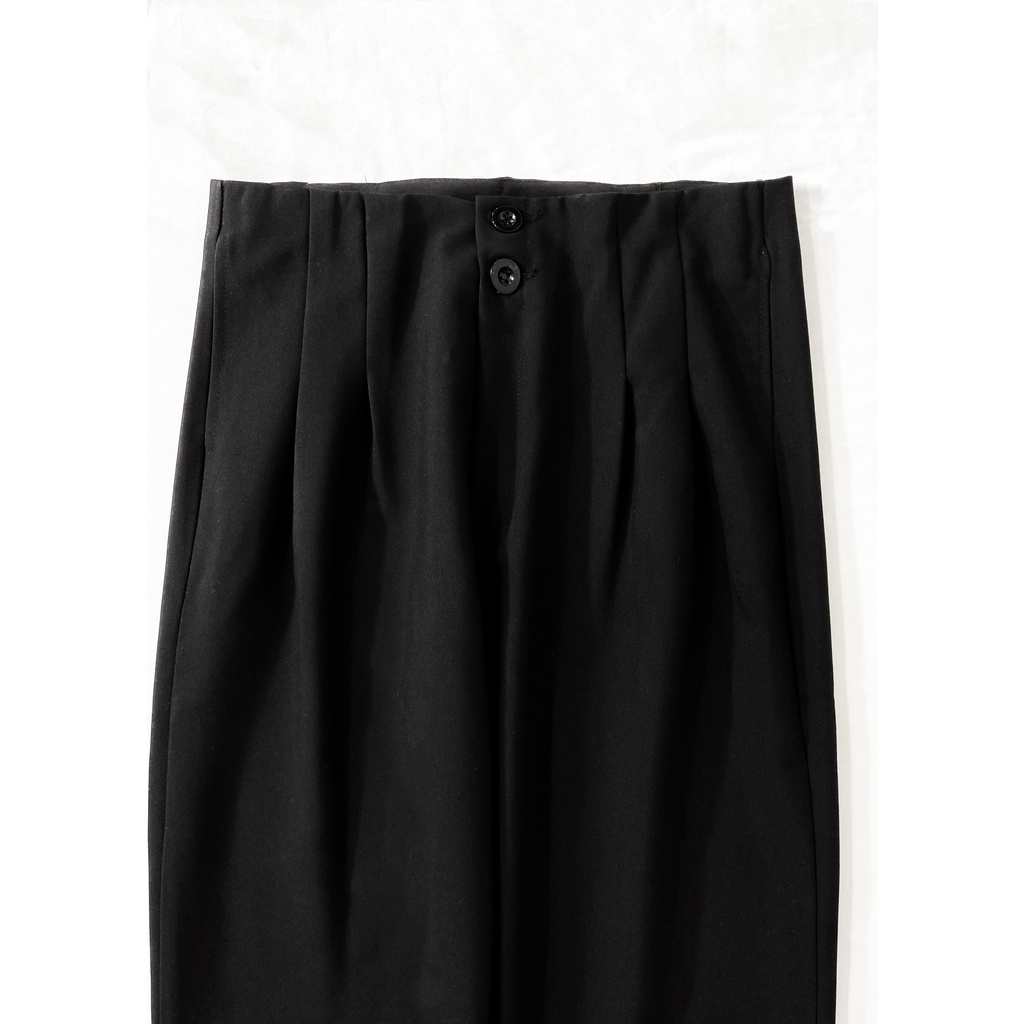 Quần Baggy Triết Eo 2 Ly Vải 2 Biên