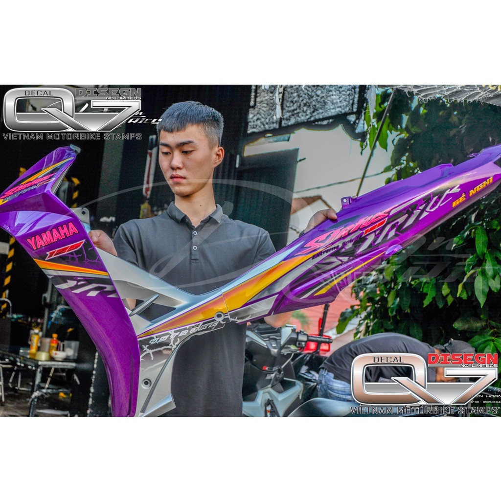 Tem Rời Sirius 110 TÍM BẠC