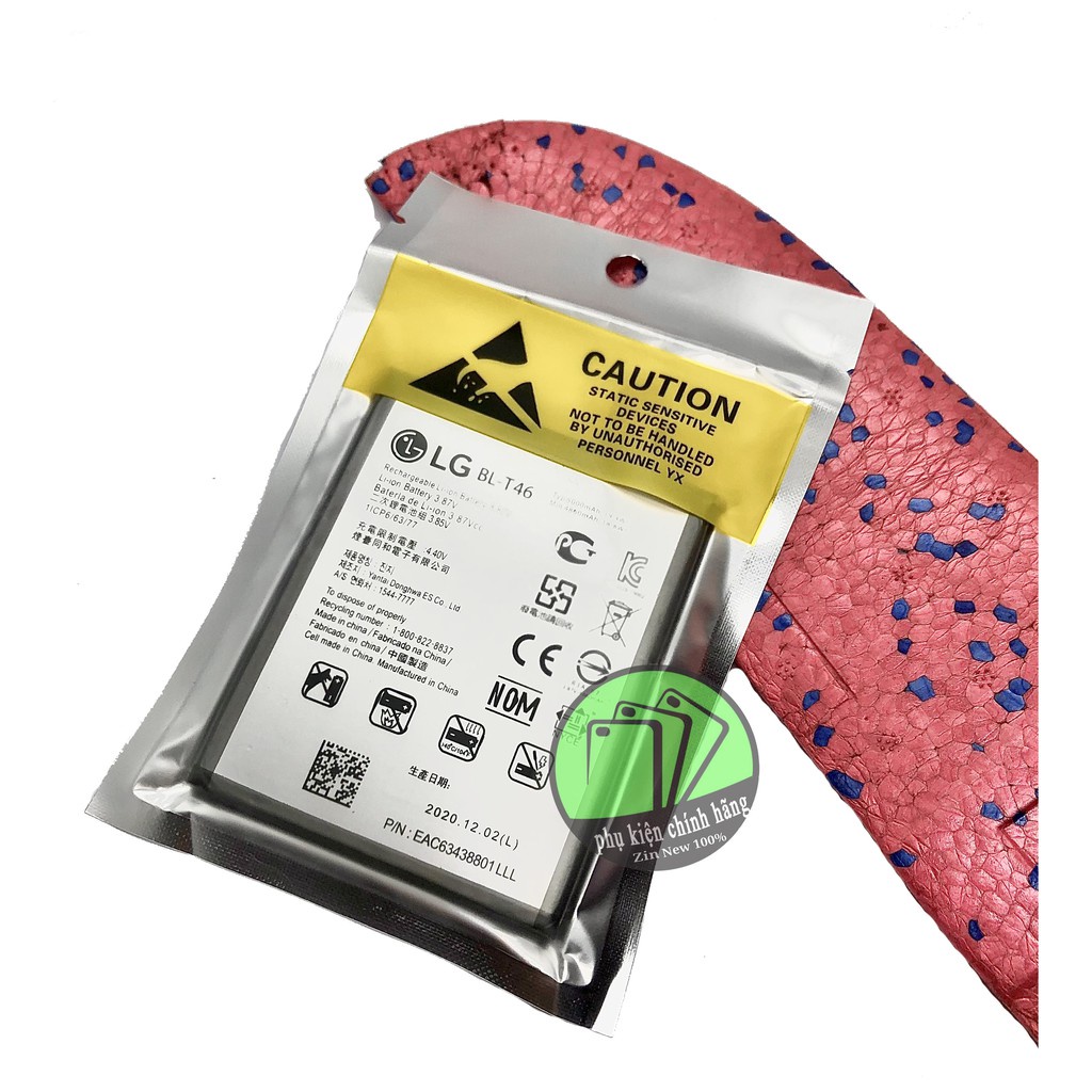 Pin LG V60 ThinQ  dung lượng 5000mAh, TẶNG KÈM CÁP TYPE-C,BH 12 THÁNG