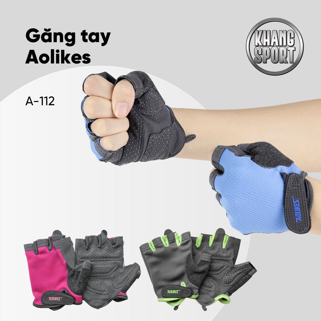 Găng Tay Aolikes A-112 | Găng Tay Thể Thao, Tập Gym Nam Nữ Chính Hãng Cao Cấp