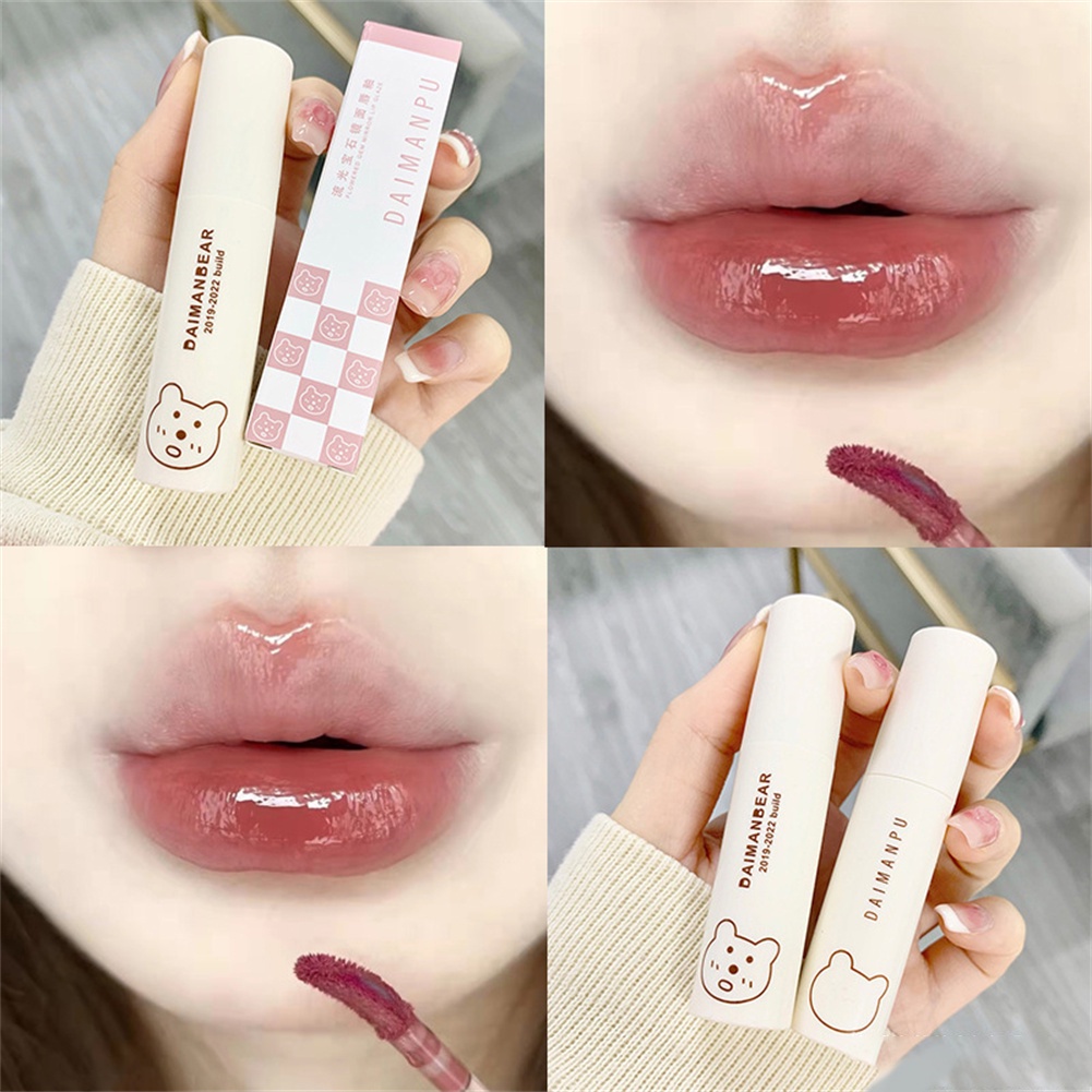 Son môi ANNIES Daimanpu tráng gương màu trà sữa thời trang cho nữ