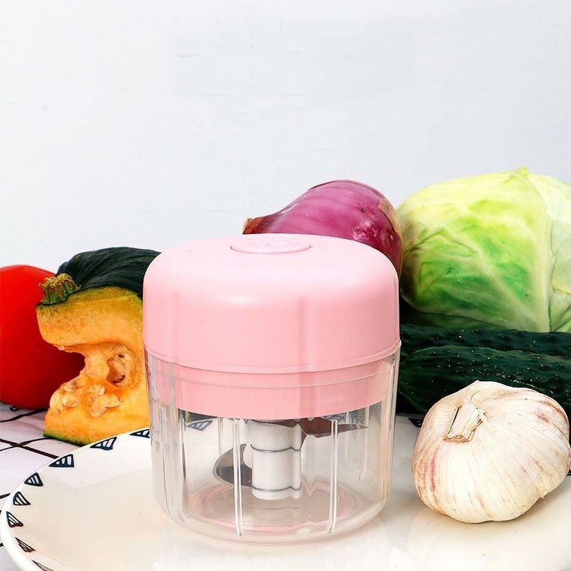 Máy Xay Tỏi Ớt Cầm Tay Mini [Bản Nâng Cấp Mới Nhất]Xay Thịt, băm rau củ quả, xay thịt, gừng, nghệ, hành, sả tiện dụng