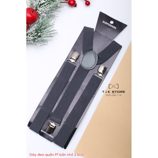 Dây đeo quần nam phổ thông sinh viên - đủ màu, bản nhỏ 2.5cm
