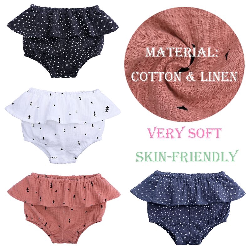 Quần Short Cotton Lanh Cho Bé