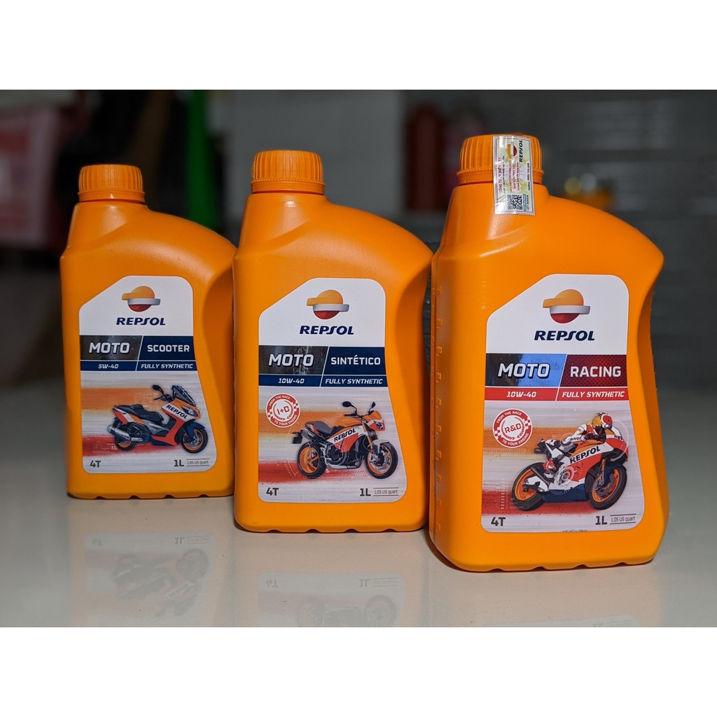 NHỚT NHẬP KHẨU Repsol Moto Sintetico 4T 10W40