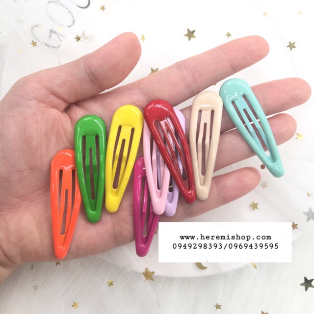 Kẹp tóc giọt nước loại đẹp (sỉ 1.3k- ảnh thật)