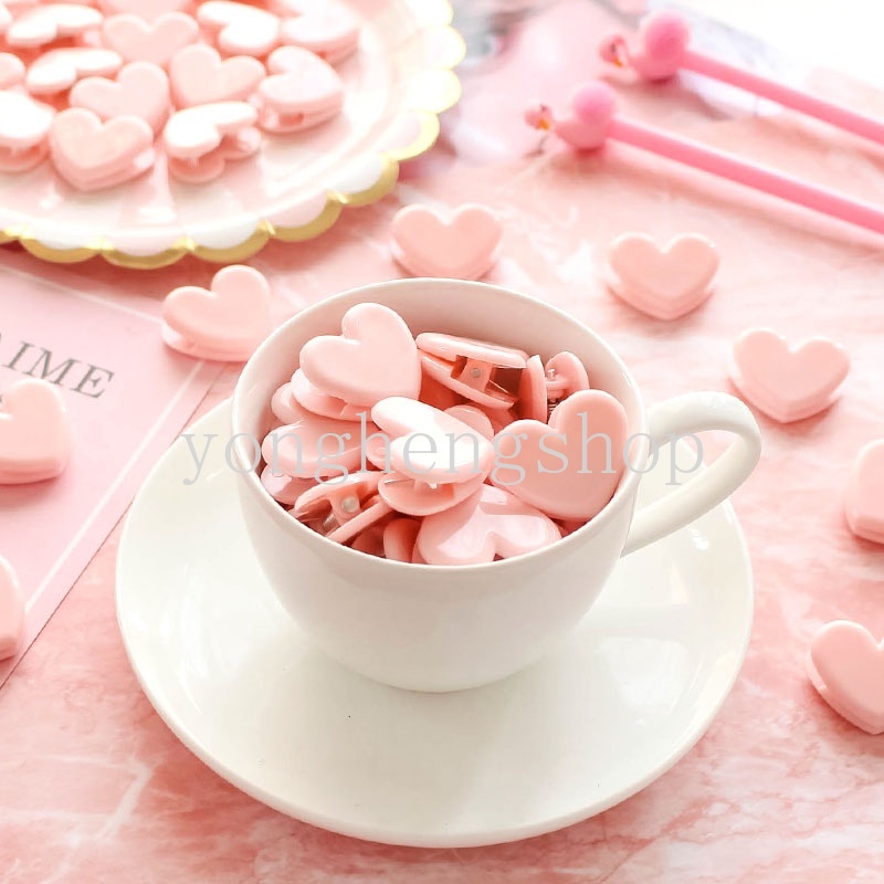 Kẹp Giấy Hình Trái Tim Đáng Yêu Trang Trí