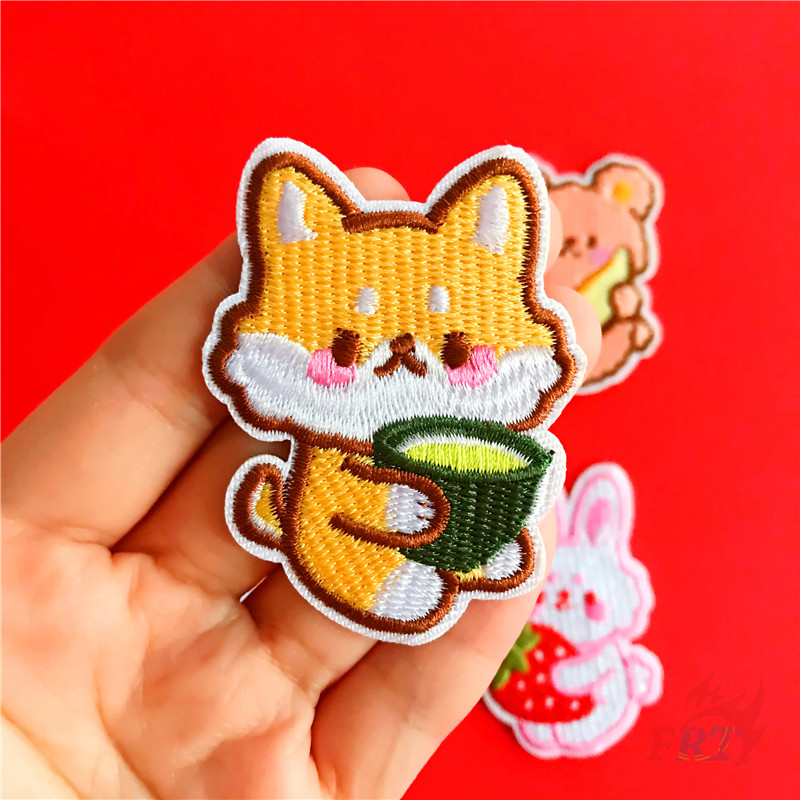 Huy hiệu vải hình thú dễ thương xinh xắn