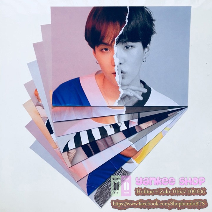 Poster BTS album Love Yourself Answer ver L - hình Jungkook, ảnh V, KPOP