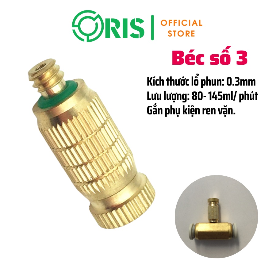 BỘ BÉC ĐỒNG PHUN SƯƠNG LÀM MÁT KHÔNG KHÍ CẤP ẨM, GIẢM BỤI- VÒI PHUN SƯƠNG MỊN SỐ 1,2,3,4