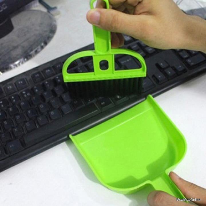 Combo Chổi Quét Và Ki Hốt Rác Mini Dustpan Set Cao Cấp
