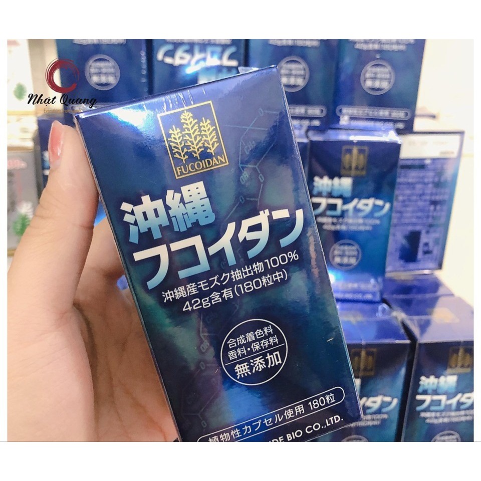Viên uống Fucoidan xanh Nhật Bản 180 viên
