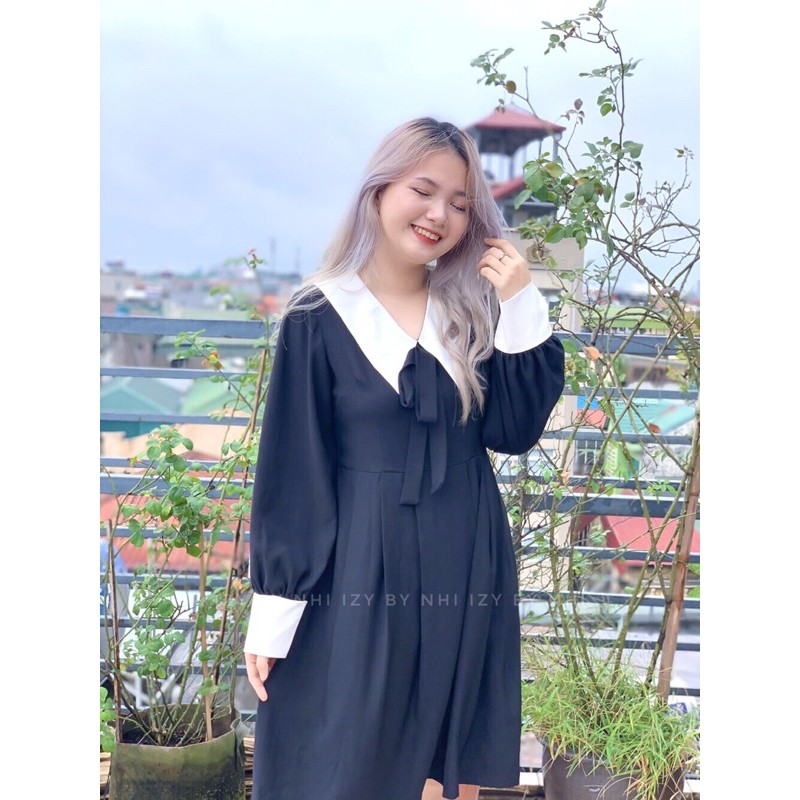 VÁY ĐẦM ĐEN XẾP LY BIGSIZE - CHIKA DRESS - IZYBYNHI | BigBuy360 - bigbuy360.vn