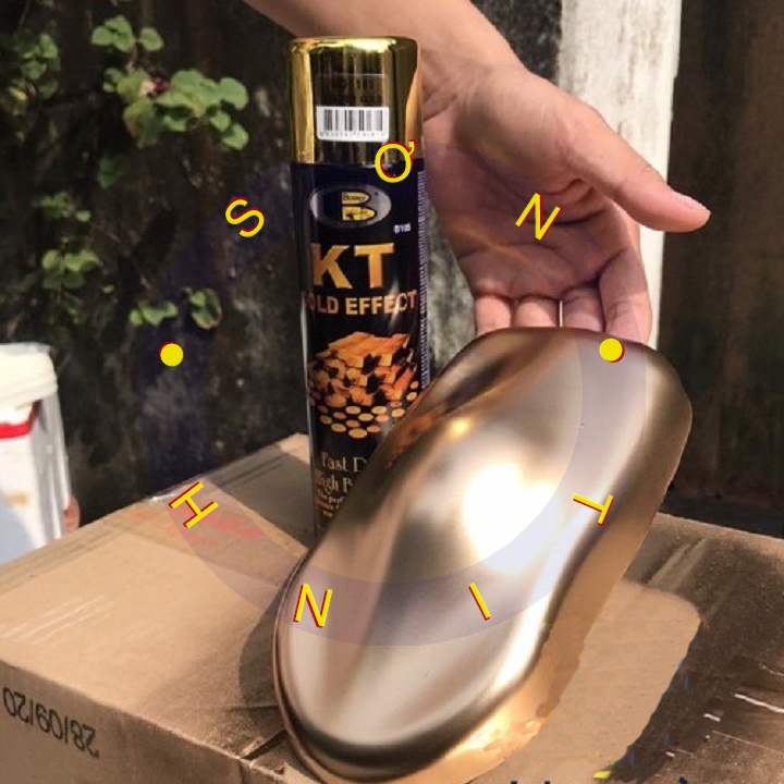 Sơn xịt Bosny giả vàng ánh đỏ - B181