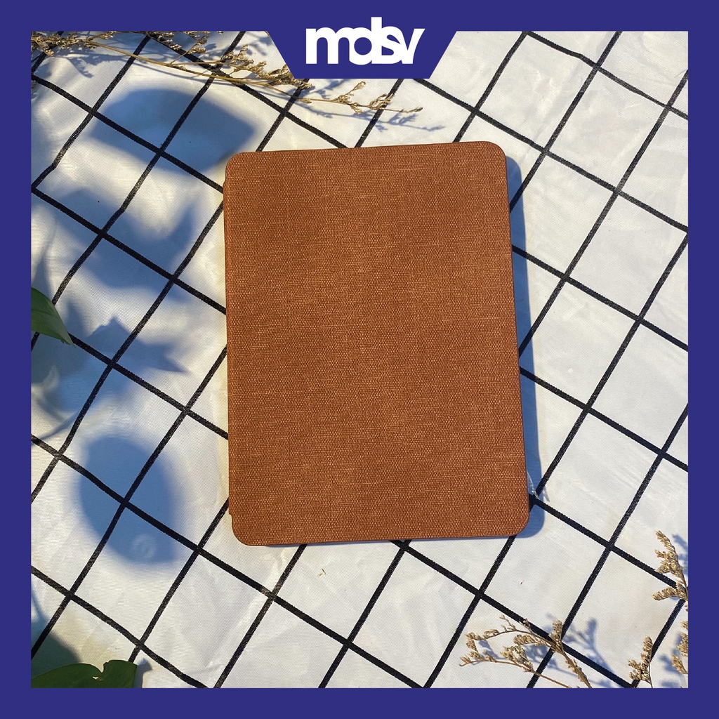 Bao da cover Kindle Paperwhite Gen 5 11th vân vải tự động tắt mở sang chảnh cứng cáp đến giật mình