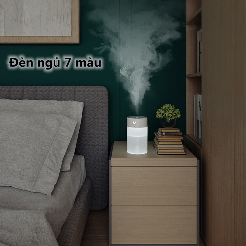 Máy phun sương tạo ẩm có đèn chất lượng cao thiết kế đa năng，Máy tạo ẩm mini