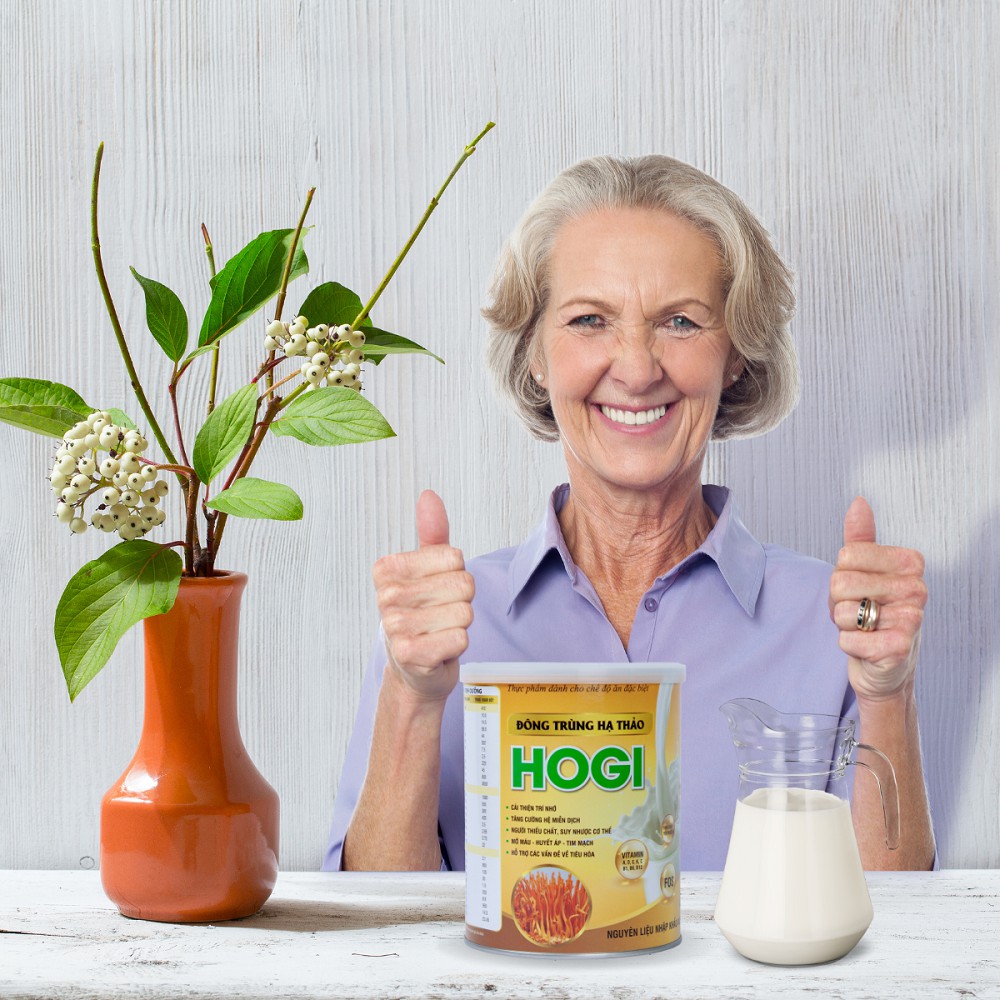 Sữa đông trùng hạ thảo Hogi 400g tăng sức đề kháng, bổ sung dinh dưỡng SB02
