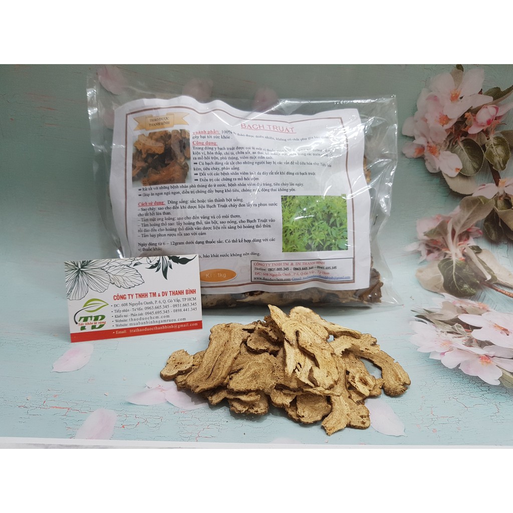 Bạch Truật 100g - Hàng Công Ty Loại Đặc biệt