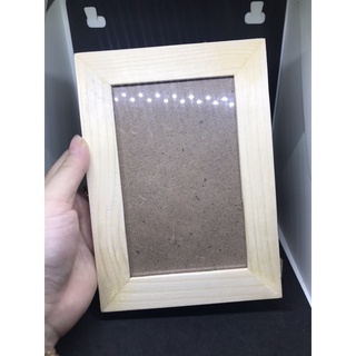 Khung tranh khung ảnh gỗ mộc có vân