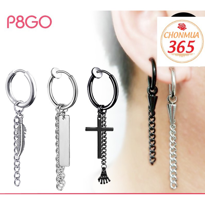 Bông tai khuyên tai unisex x3