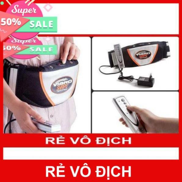 Đai Vibro Shape Massage Bụng có Nóng tăng hiệu quả giảm mở bụng