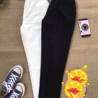Quần baggy đen trắng