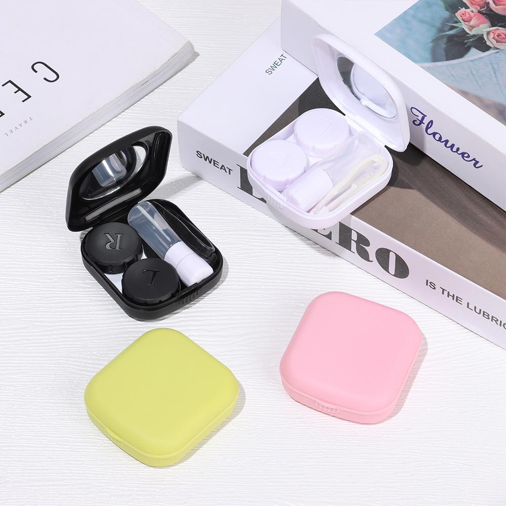 Hộp Đựng Kính Áp Tròng Hình Vuông Mini