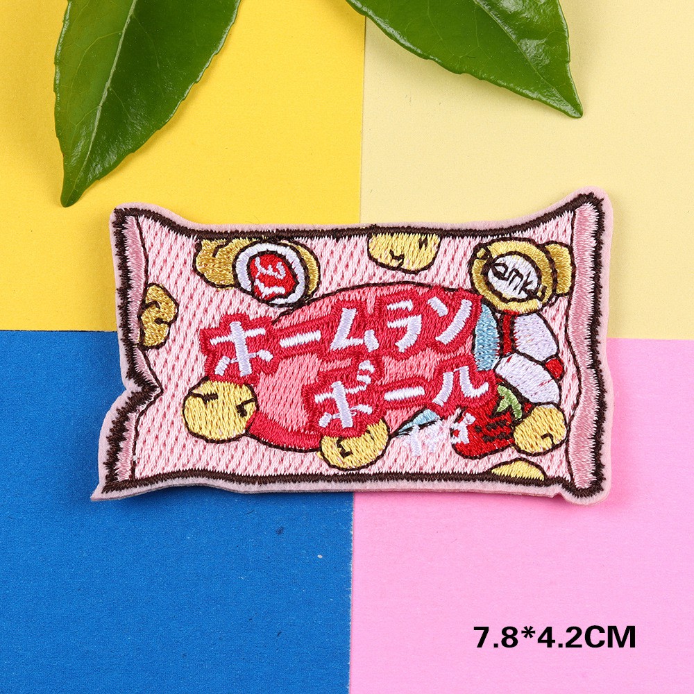 Miếng dán vải ủi thêu quần áo hoạt hình Nhật Bản xinh xắn