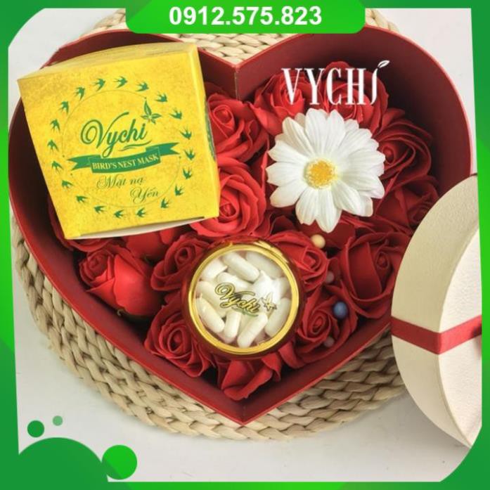 [FREESHIP_TOÀN QUỐC] Mặt nạ yến Vychi - Mặt nạ trắng da,mặt nạ cho mọi loại da, mờ thâm, chống lão hoá