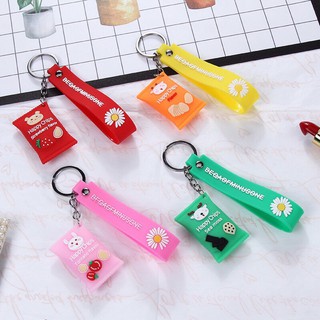 Móc khóa hình viên kẹo nhiều màu siêu xinh