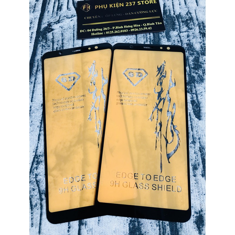 [Freeship toàn quốc từ 50k] KÍNH CƯỜNG LỰC 6D SS GALAXY A6 PLUS 2018 KÍNH FULL MÀN 6D CAO CẤP
