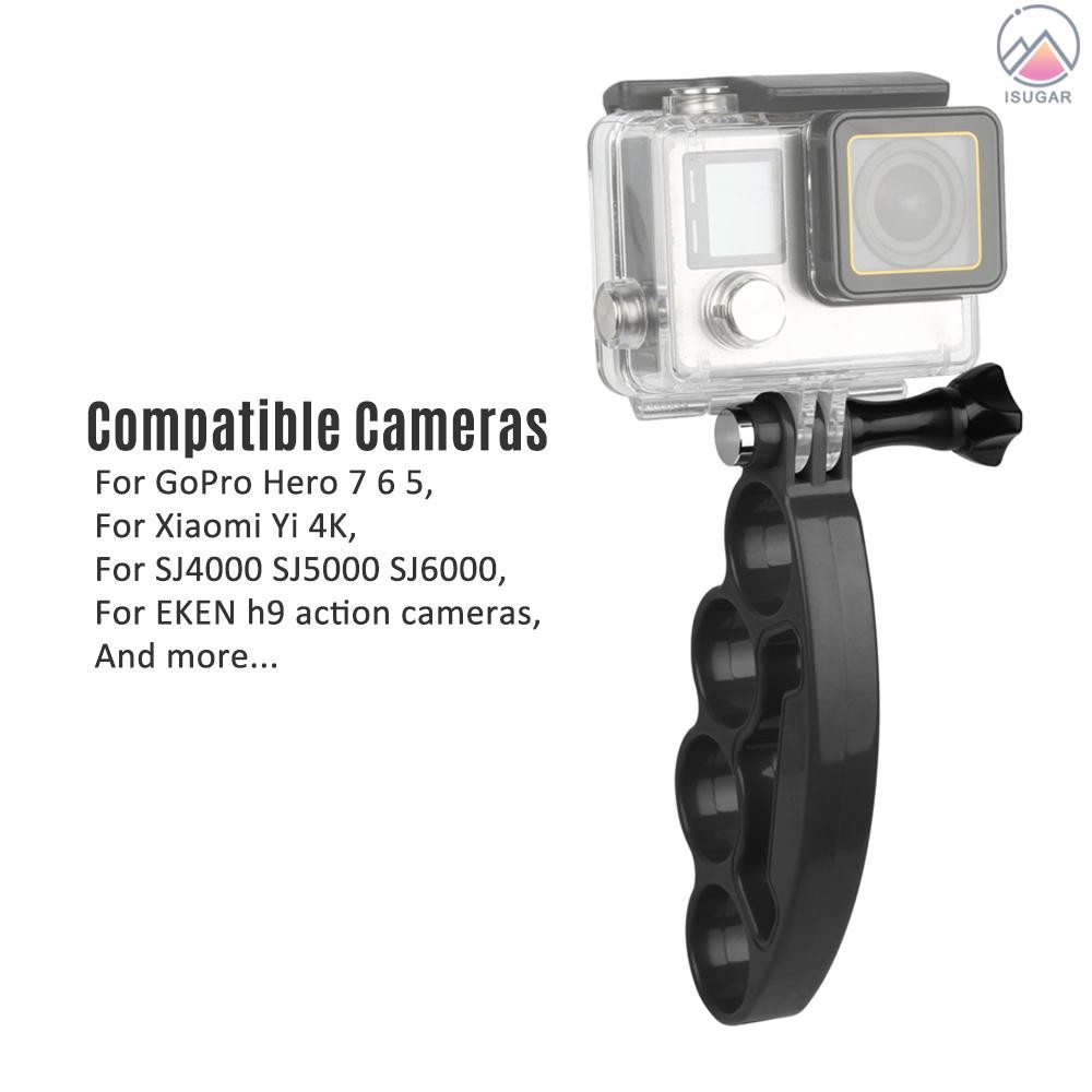 Handheld Knuckle Finger Grip Mount for   7 6 5 for  Yi 4K SJ4000 SJ5000 SJ6000 for EKEN H9 Action Ca