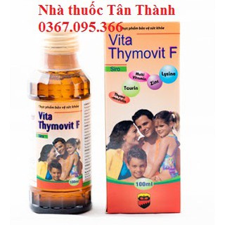 (Chính hãng) Tăng cường đề kháng Vita Thymovit F cho bé từ 6 tháng tuổi