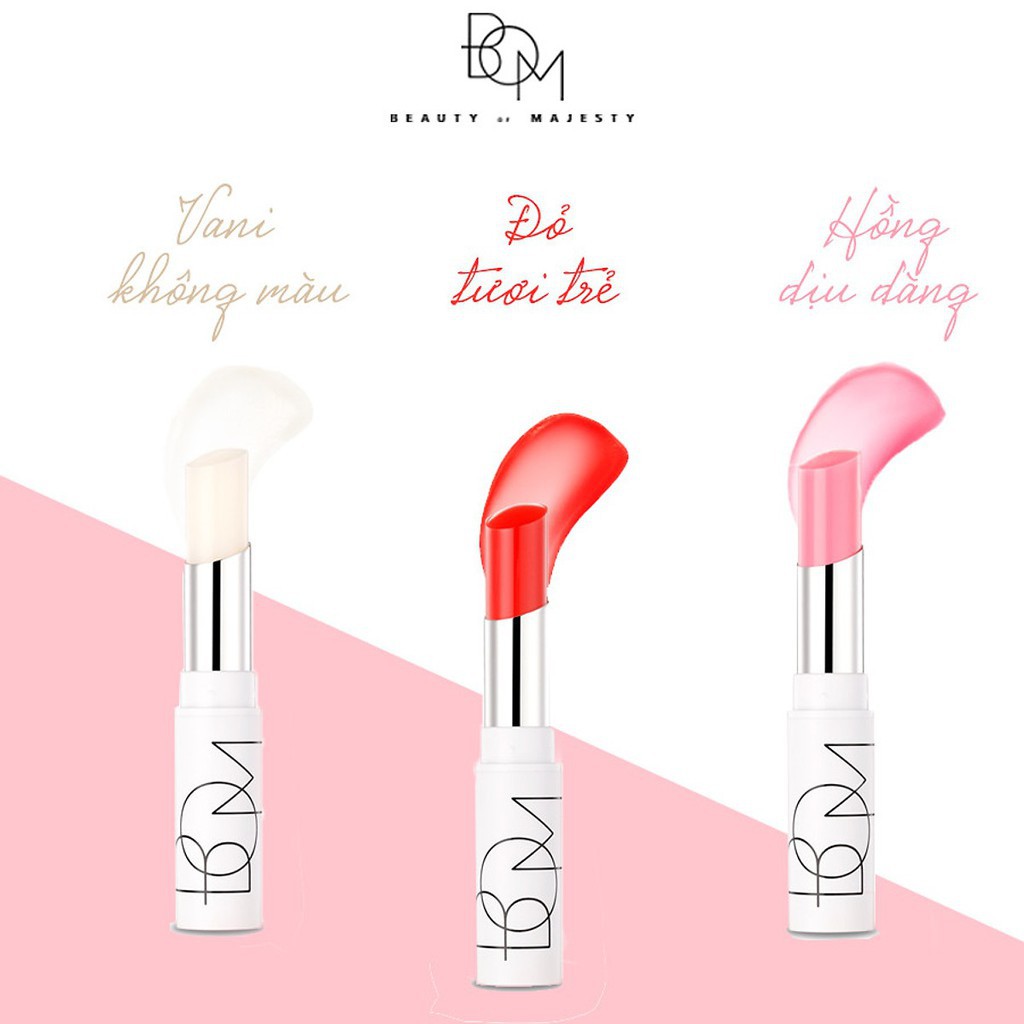 SON DƯỠNG CÓ MÀU B.O.M DEWY LIP BALM 4.5G CHÍNH HÃNG - 7203