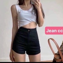 QUẦN SHORT JEAN LƯNG CAO 1 NÚT TRƯỚC LY