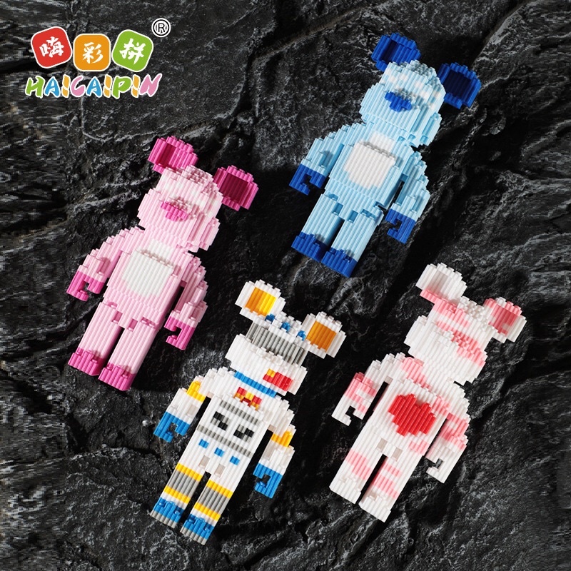 LEGO LẮP RÁP MÔ HÌNH 3D BEARBRICK SIZE NHỎ BỘ ĐỒ CHƠI LẮP RÁP CHO BÉ