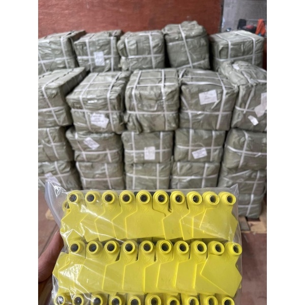thẻ tai rẻ bịch 100 bộ cho heo bò dê cừu