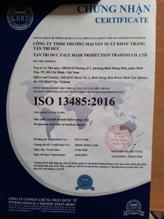 Khẩu trang y tế 4 lớp hiệu Trí Đức