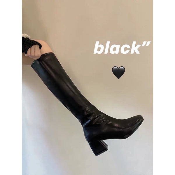 Boots Cổ Cao Da PU Cao Cấp Hàng QC Loại1