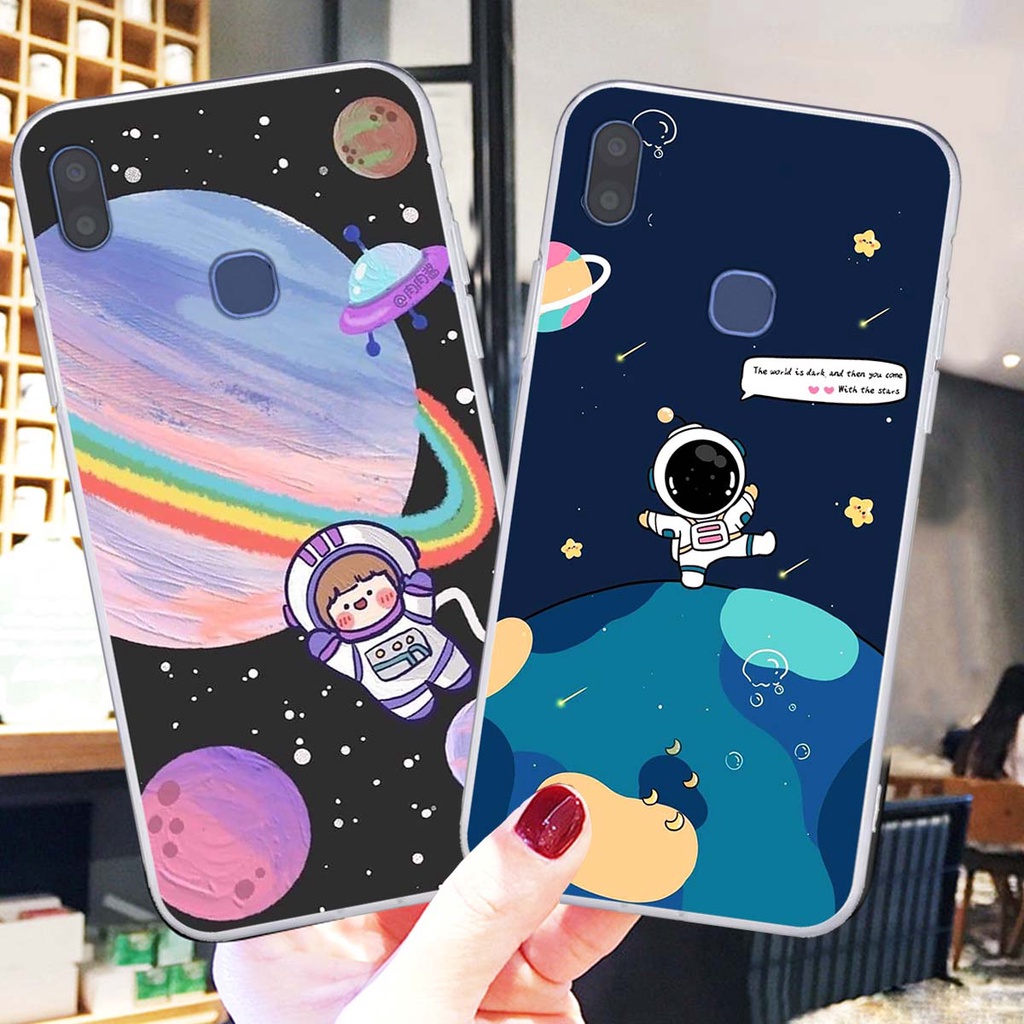 Ốp Vsmart Joy 1 / Joy 1 Plus / Joy1+ in hình vũ trụ, phi hành gia bầu trời cute dễ thương