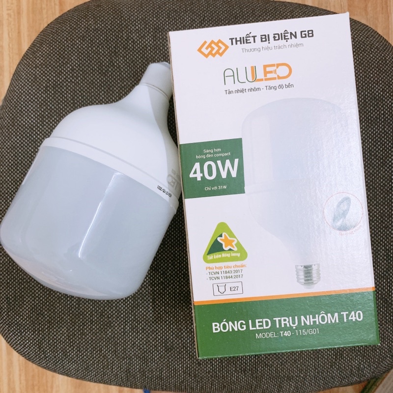 Bóng đèn led 40w - siêu sáng, siêu tiết kiệm điện