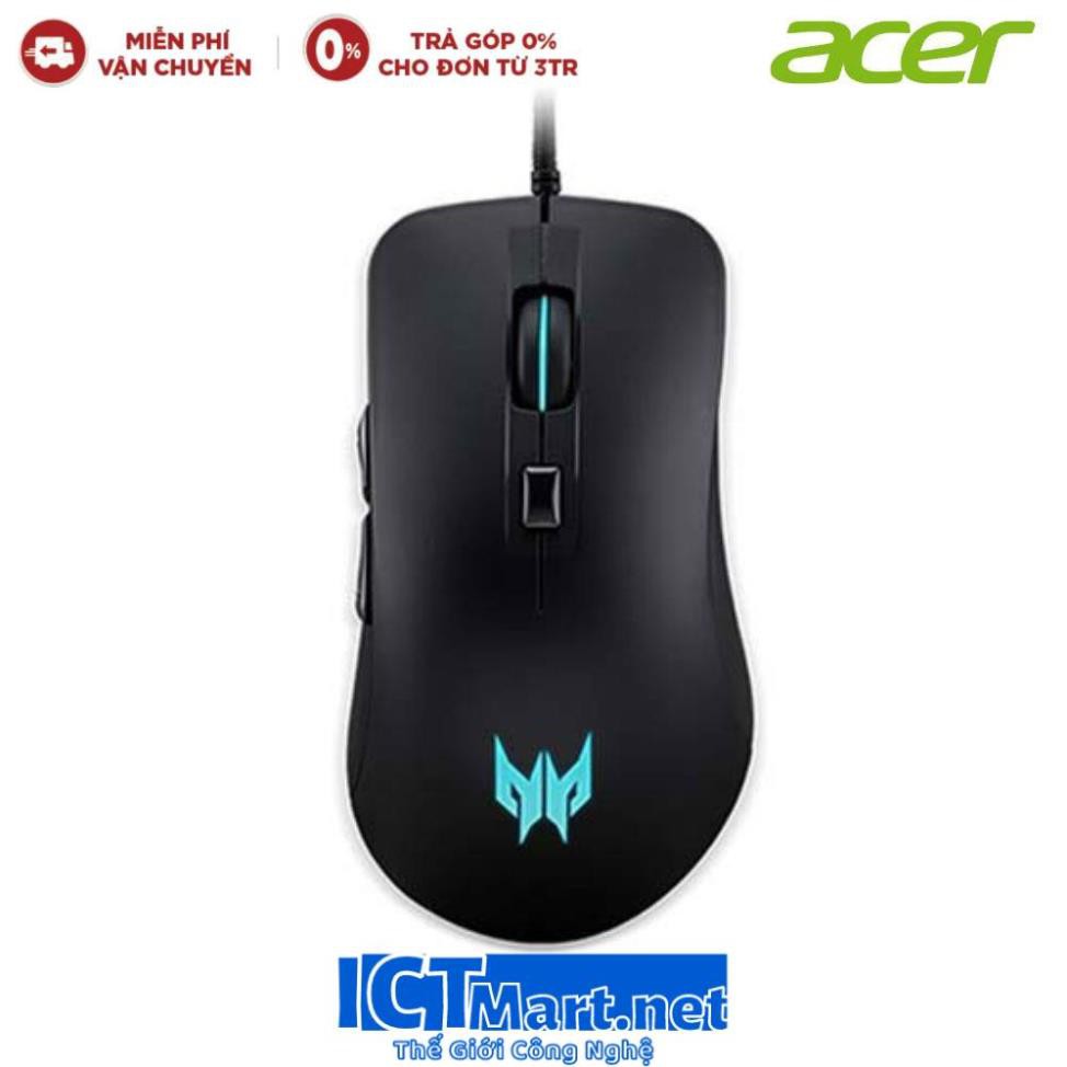 Chuột chơi game Acer Predator Cestus 310: 4200 DPI -Led sáng xanh - Thiết kế 6 nút